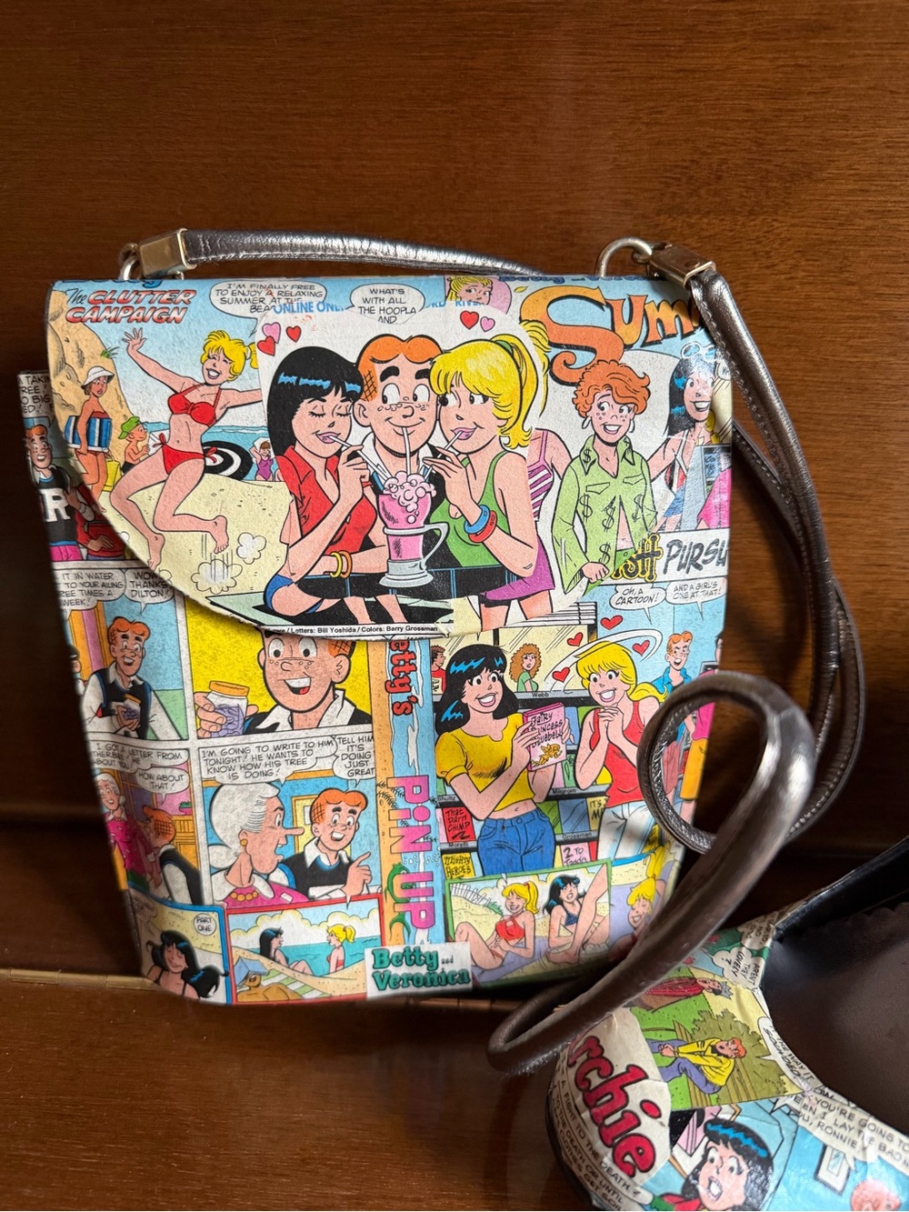 Archie Comics Purse - Colorful Comic Collage - Picture 2 of 3